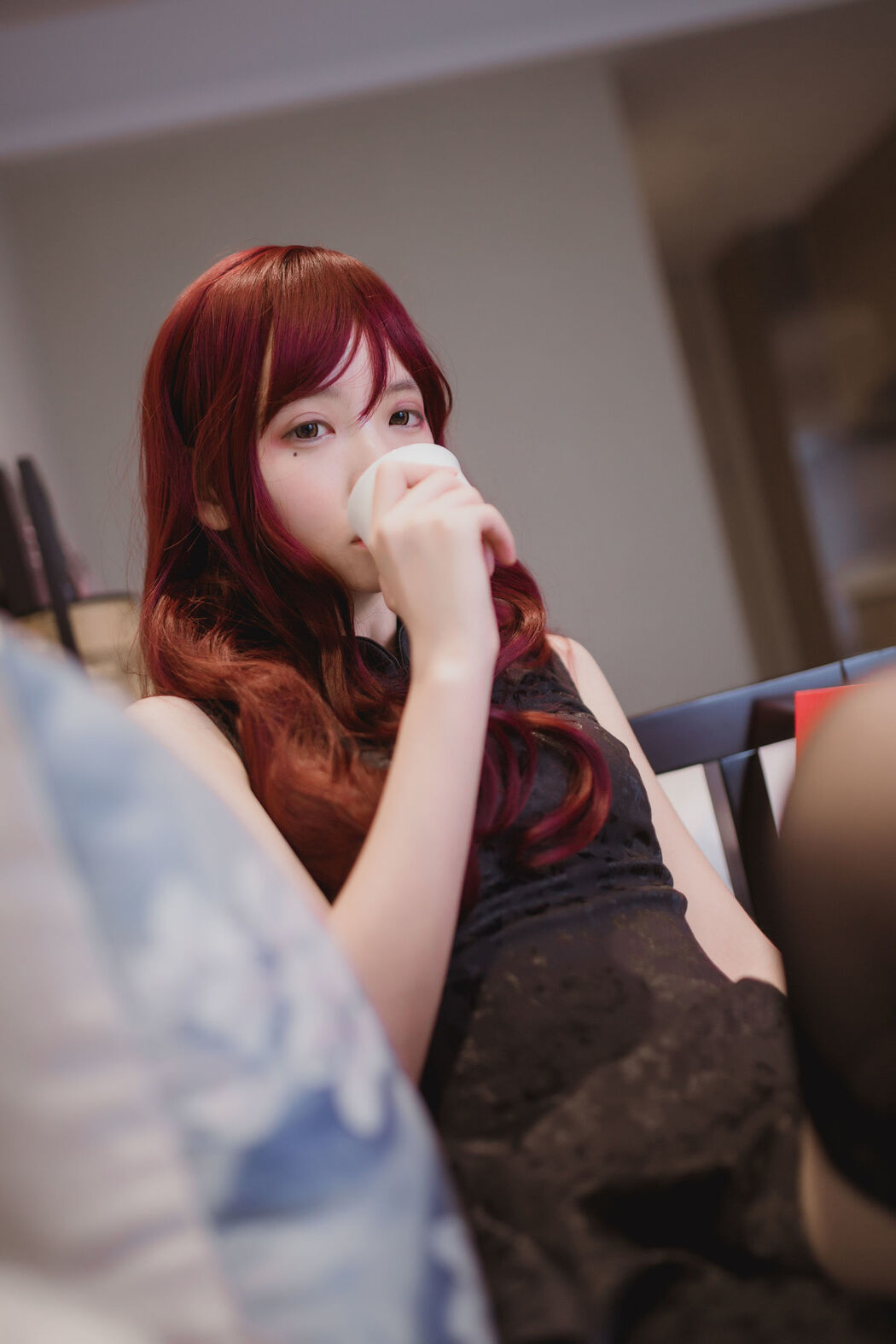 [Net Red COSER] Crazy Cat ss - Cheongsam