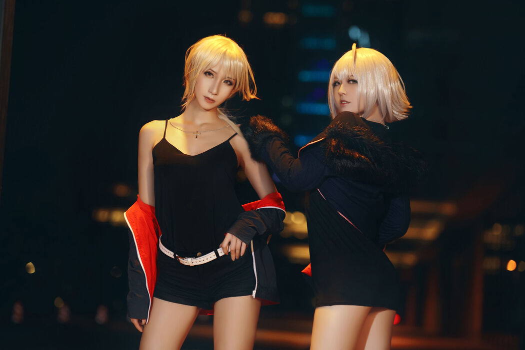 [Net Red COSER Photo] Banbanzi & Soso Sophia - Black Zhen 2