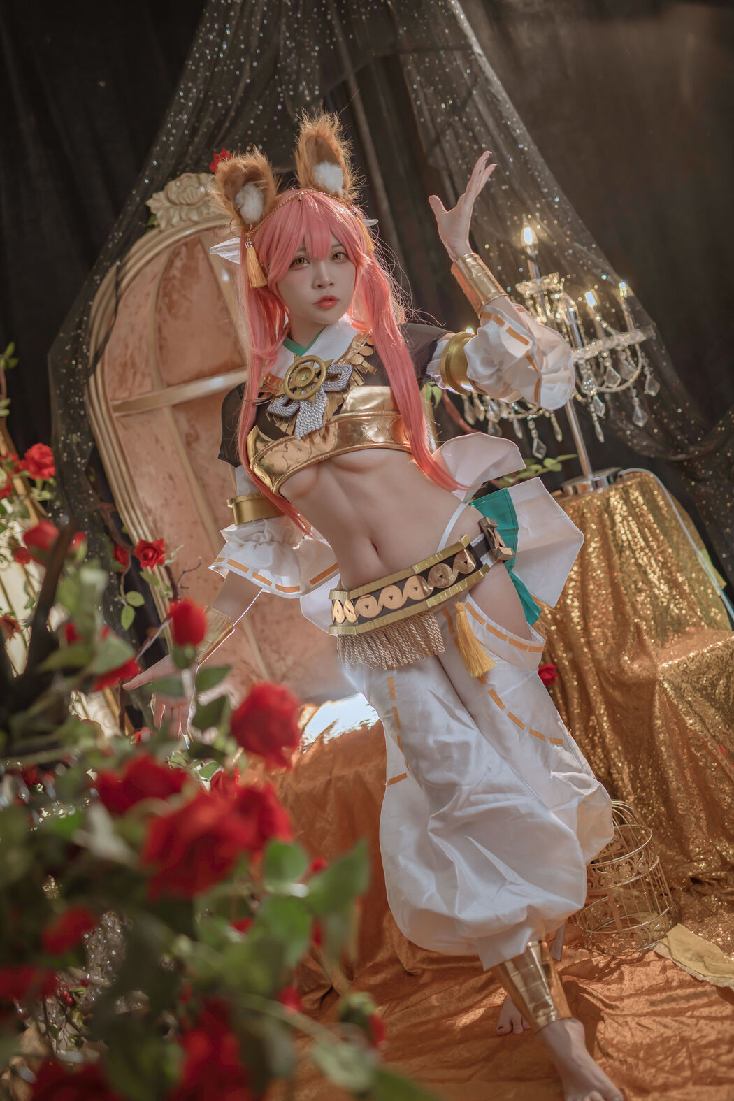 [Cosplay Photo] Popular Coser Nizo Nisa - Tamamo former Myth Dress