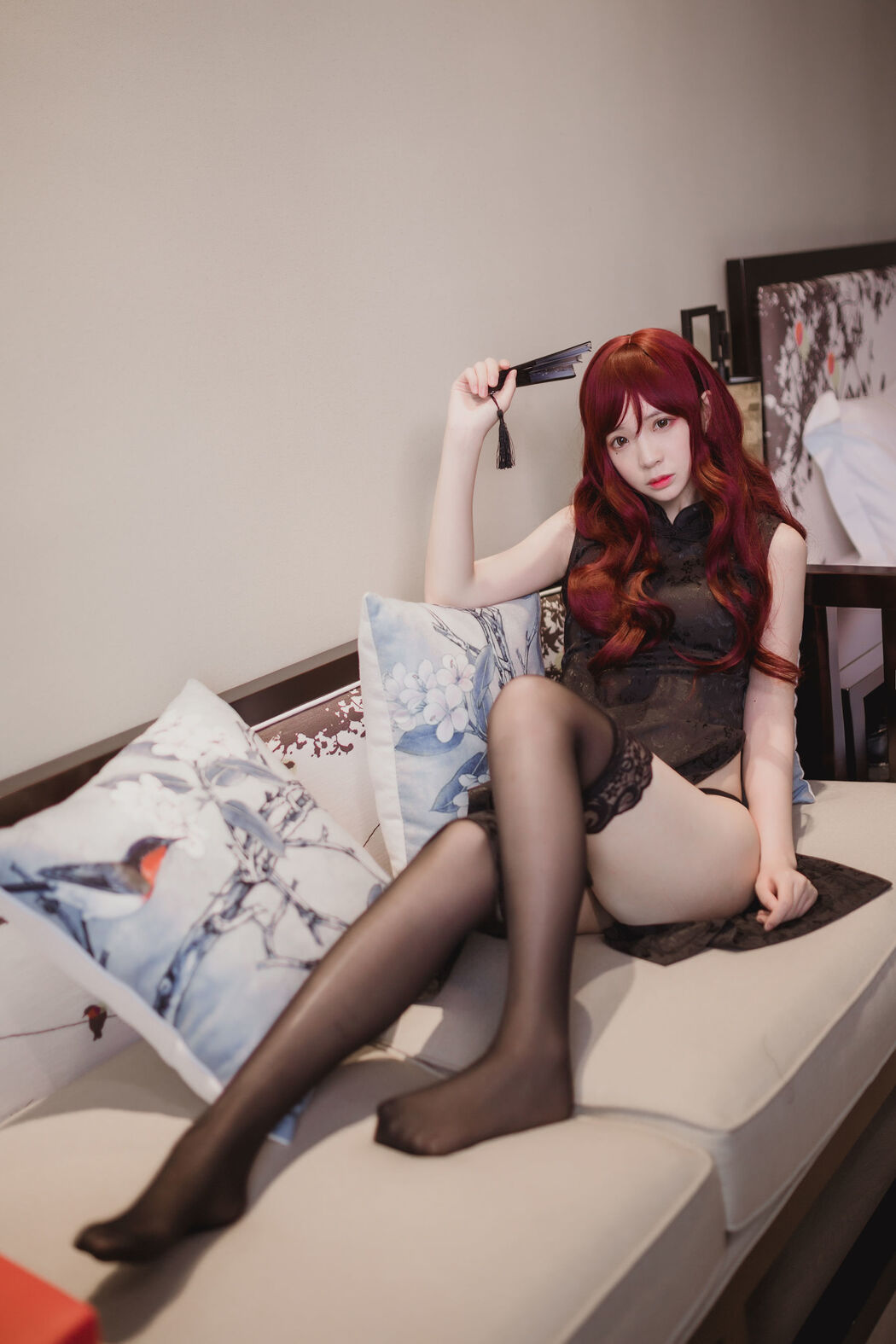 [Net Red COSER] Crazy Cat ss - Cheongsam