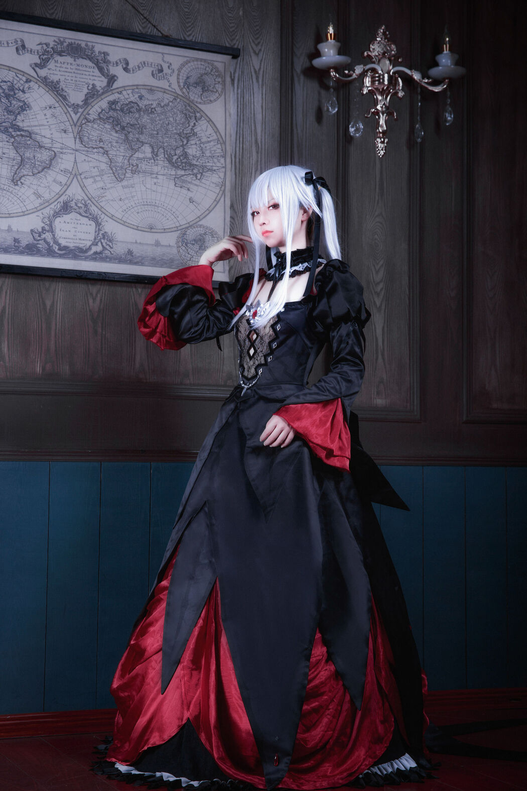 [Net Red COSER Photo] Anime blogger G44 will not be hurt - Wuzhi long skirt