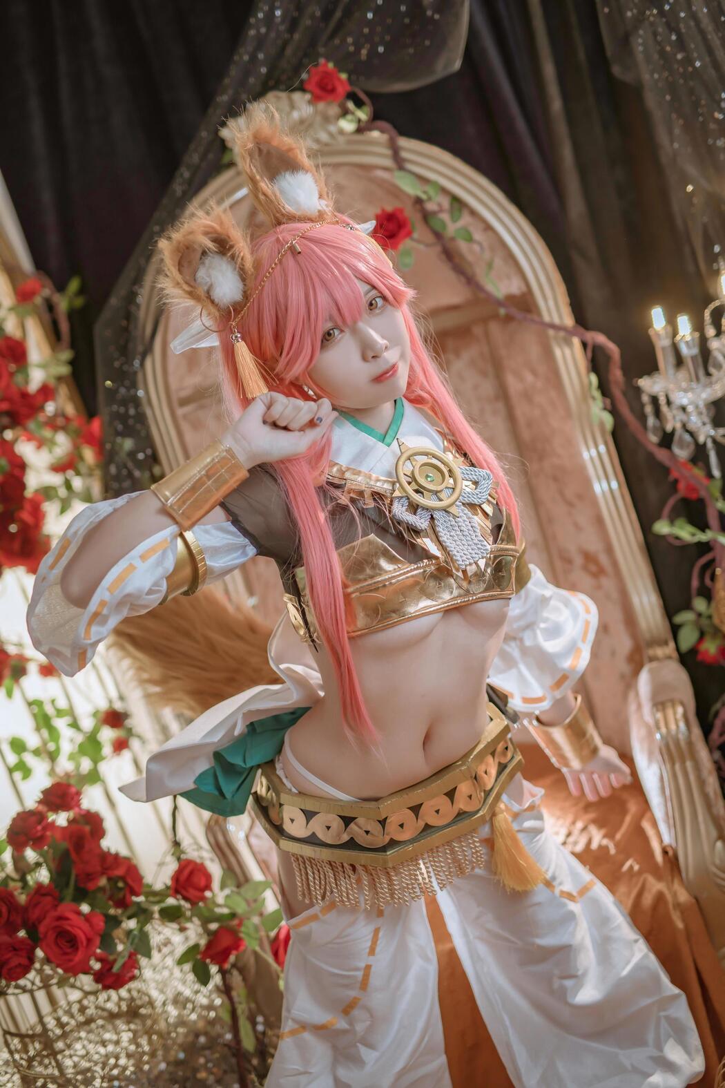 [Cosplay Photo] Popular Coser Nizo Nisa - Tamamo former Myth Dress