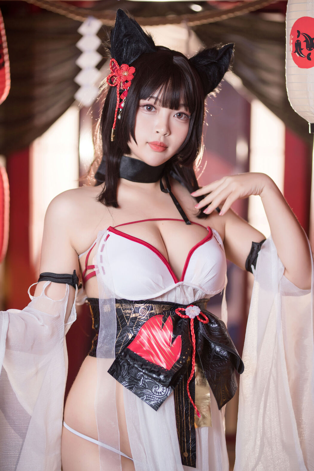 [Net Red COSER Photo] Cute Miss Sister-Bai Ye-- Wet Swimsuit