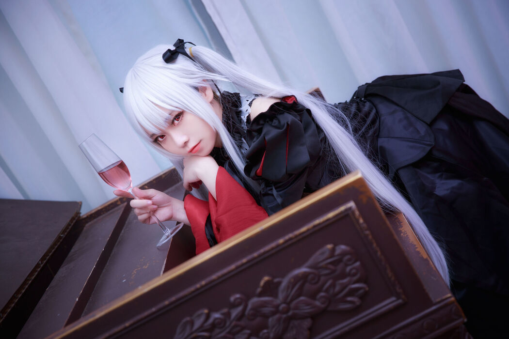 [Net Red COSER Photo] Anime blogger G44 will not be hurt - Wuzhi long skirt