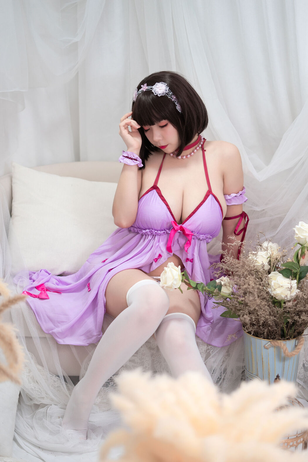 [Net Red COSER Photo] Autistic Yan Qiuqiu (No-Yan Little Angel wy) - Kato Megumi Cover Photo