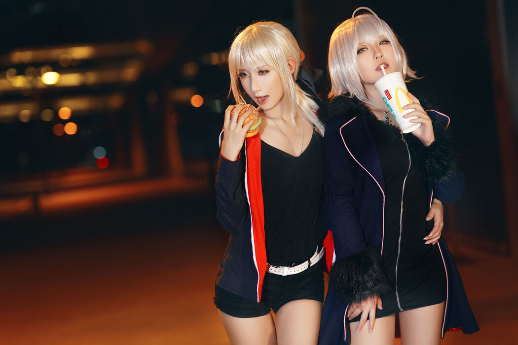 [Net Red COSER Photo] Banbanzi & Soso Sophia - Black Zhen 2