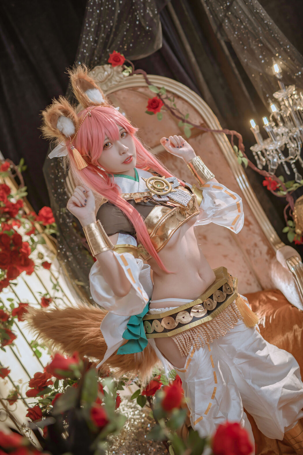 [Cosplay Photo] Popular Coser Nizo Nisa - Tamamo former Myth Dress