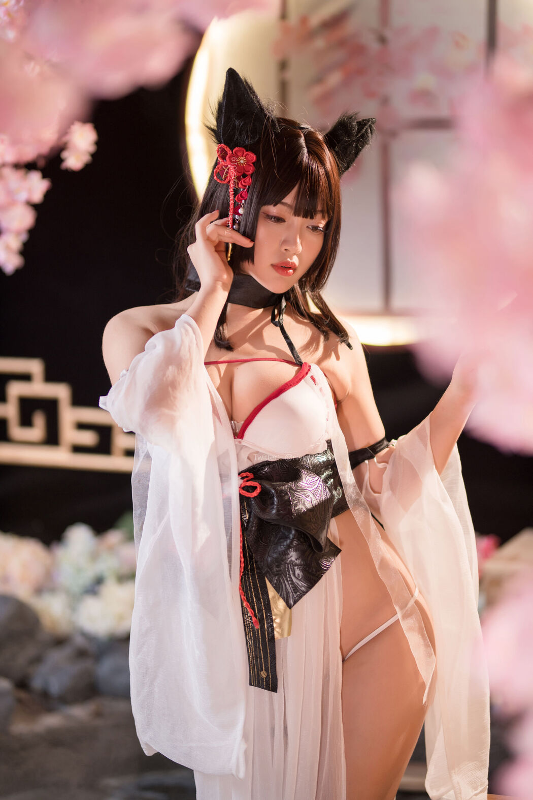 [Net Red COSER Photo] Cute Miss Sister-Bai Ye-- Wet Swimsuit