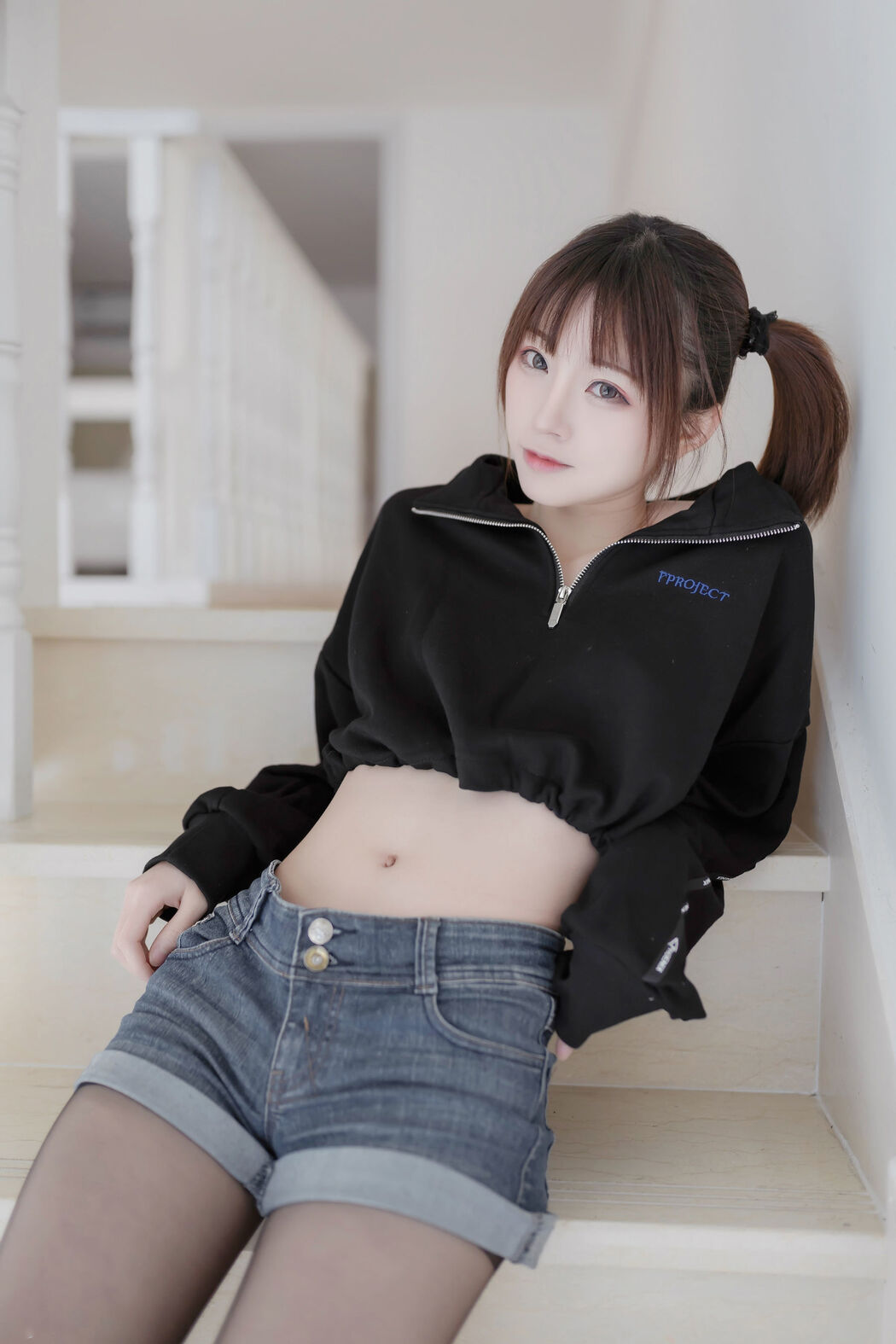 [Net Red COSER] Anime blogger Kitaro_ Kitaro-Single ponytail girl