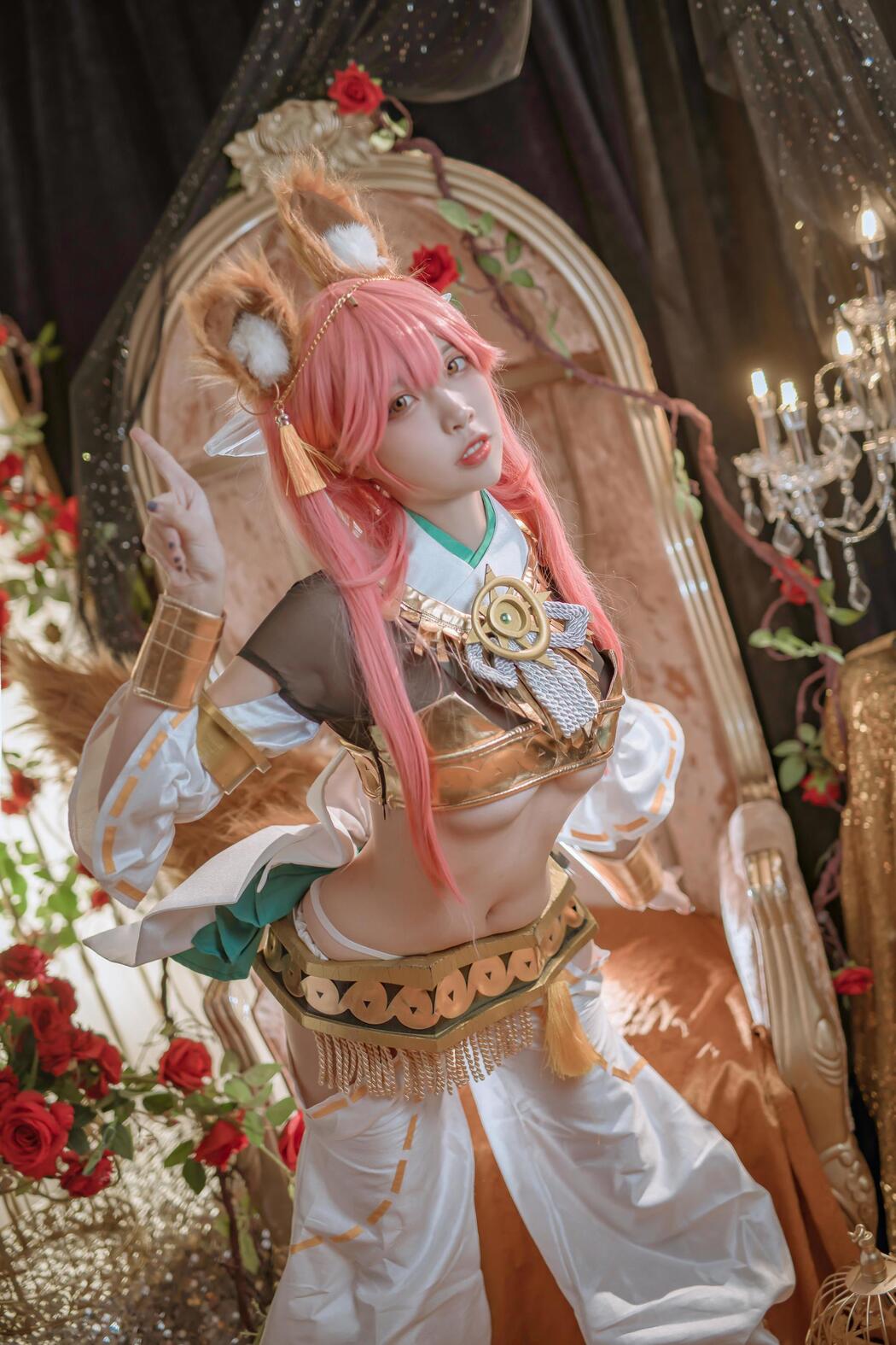 [Cosplay Photo] Popular Coser Nizo Nisa - Tamamo former Myth Dress