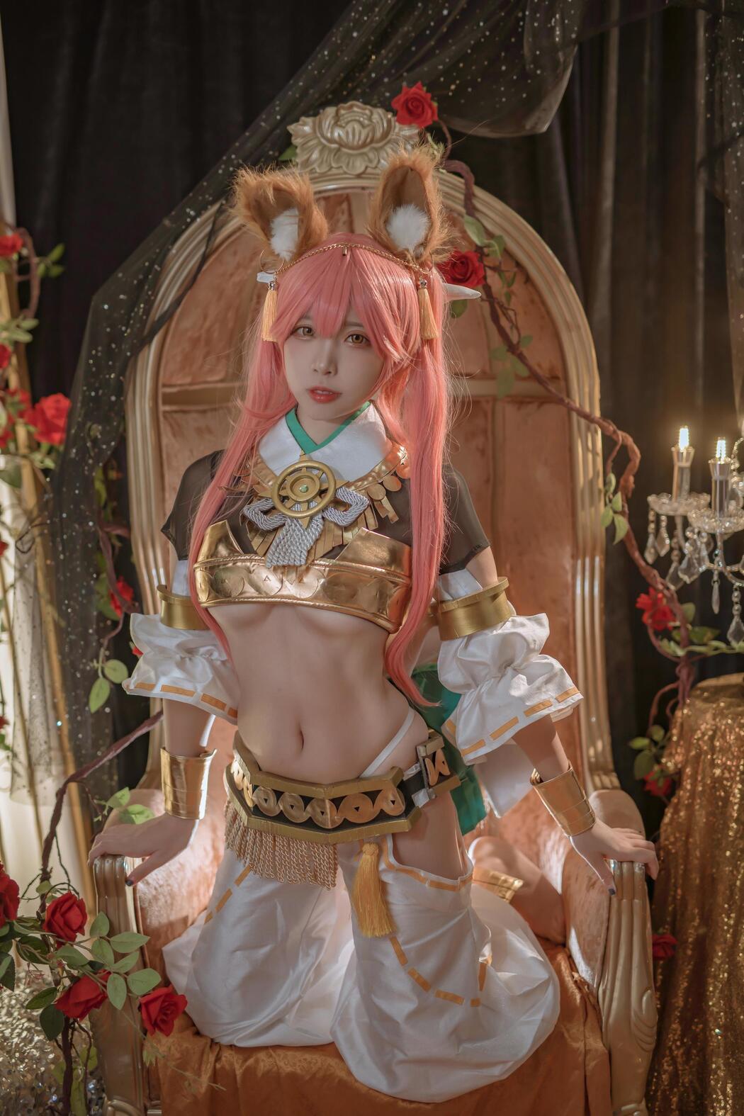 [Cosplay Photo] Popular Coser Nizo Nisa - Tamamo former Myth Dress