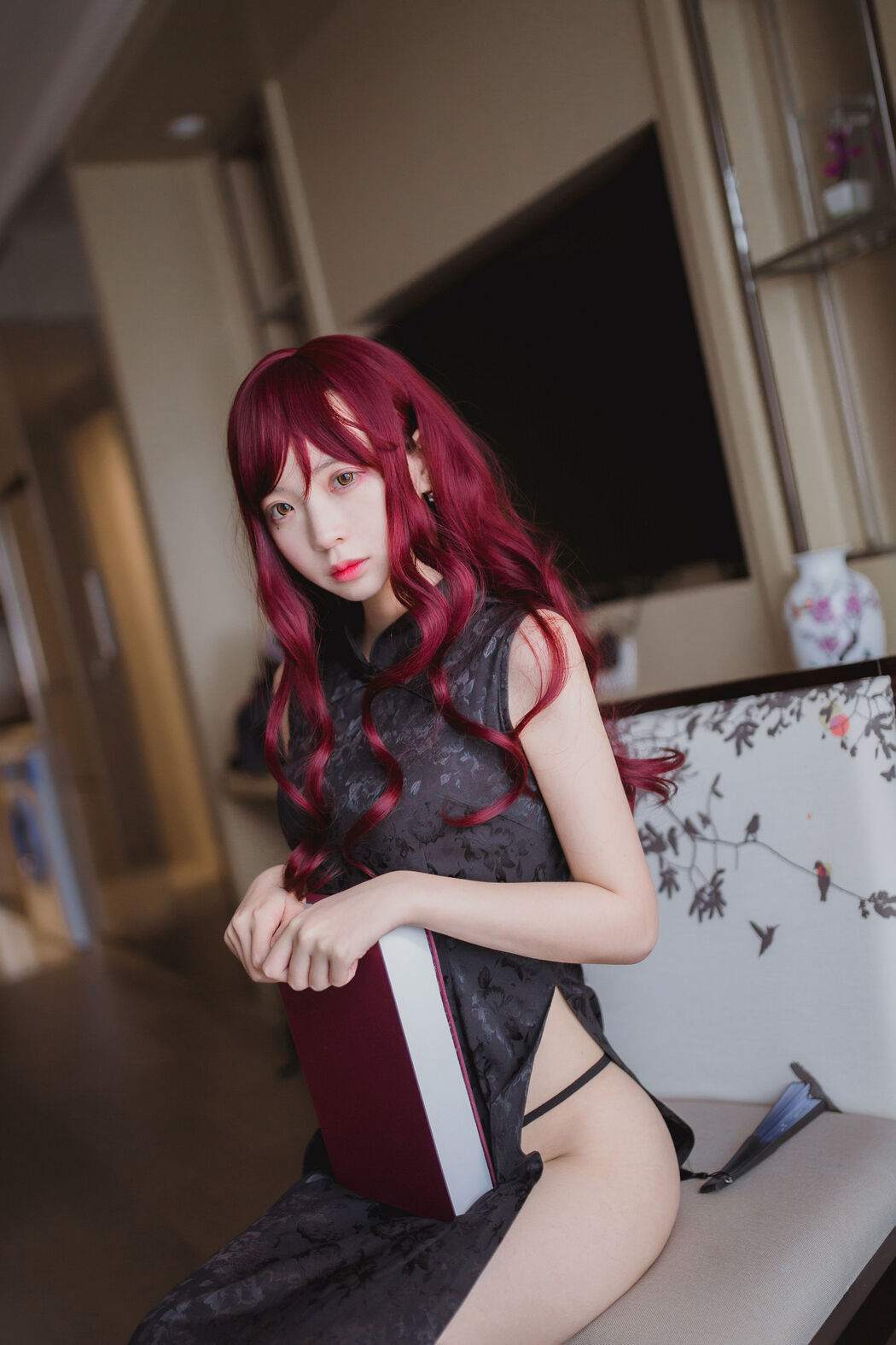 [Net Red COSER] Crazy Cat ss - Cheongsam