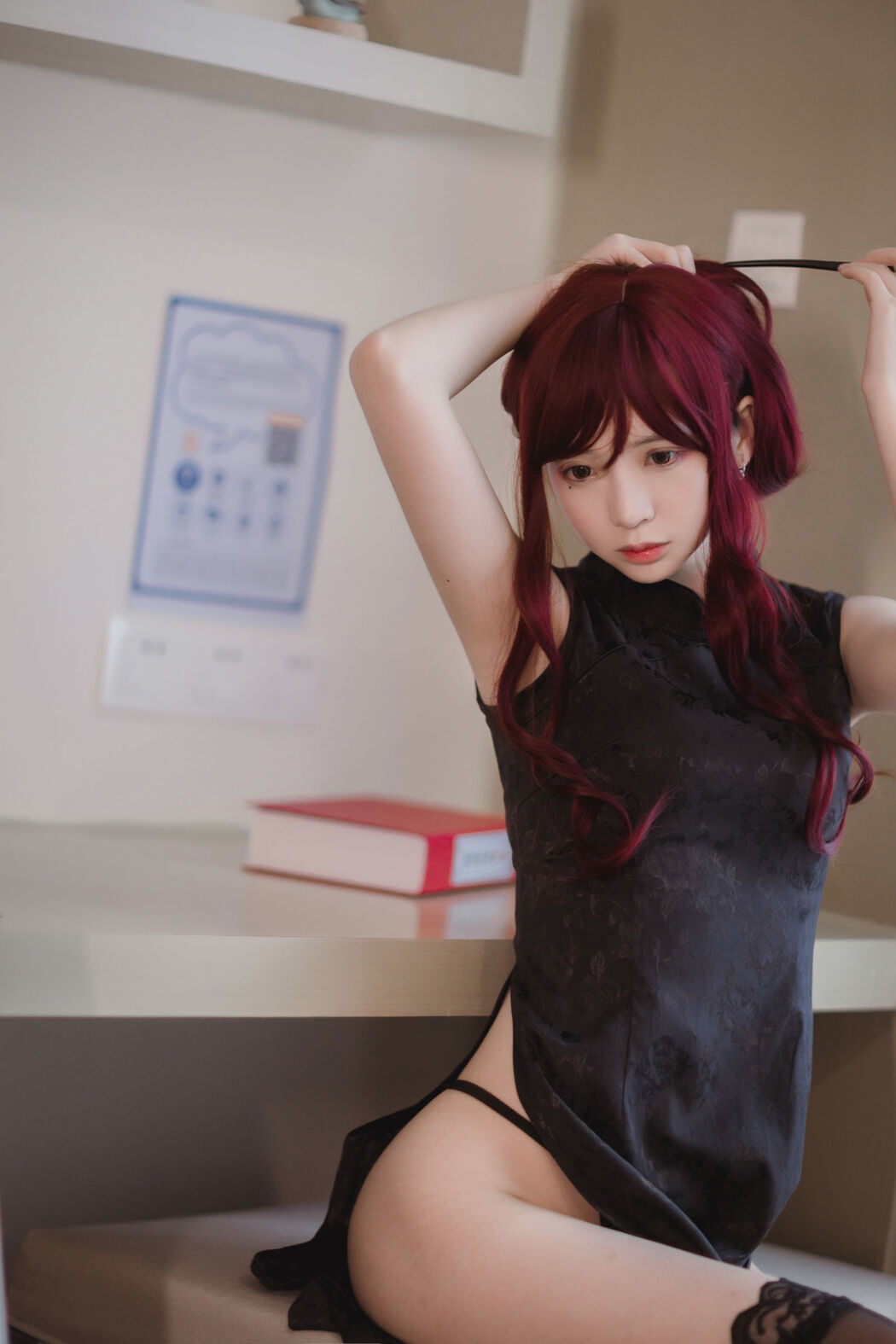 [Net Red COSER] Crazy Cat ss - Cheongsam