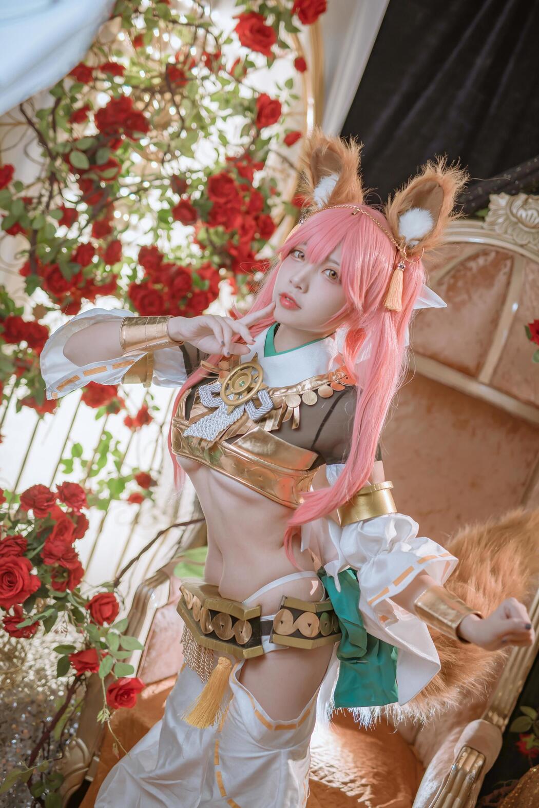 [Cosplay Photo] Popular Coser Nizo Nisa - Tamamo former Myth Dress