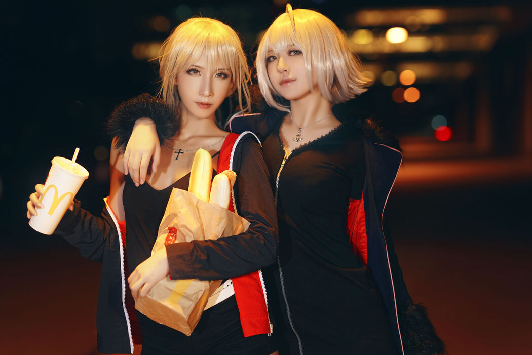 [Net Red COSER Photo] Banbanzi & Soso Sophia - Black Zhen 2