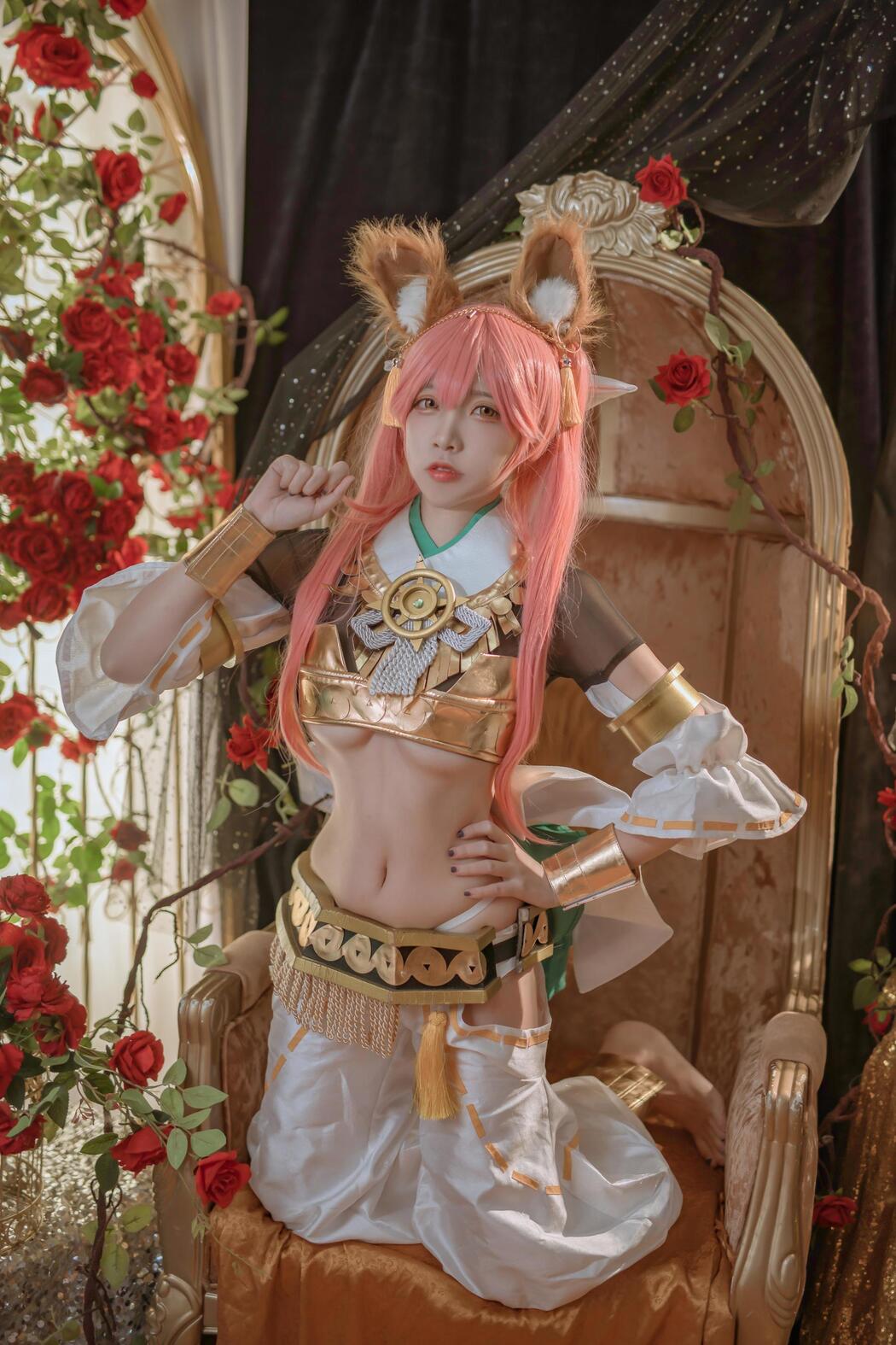 [Cosplay Photo] Popular Coser Nizo Nisa - Tamamo former Myth Dress