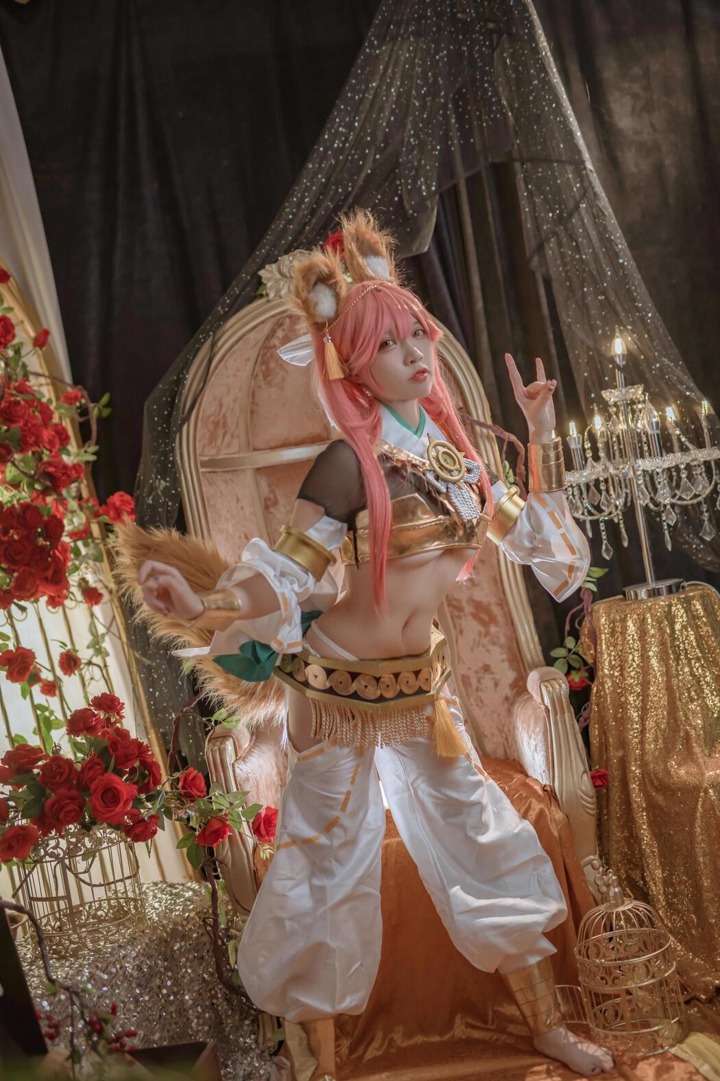 [Cosplay Photo] Popular Coser Nizo Nisa - Tamamo former Myth Dress