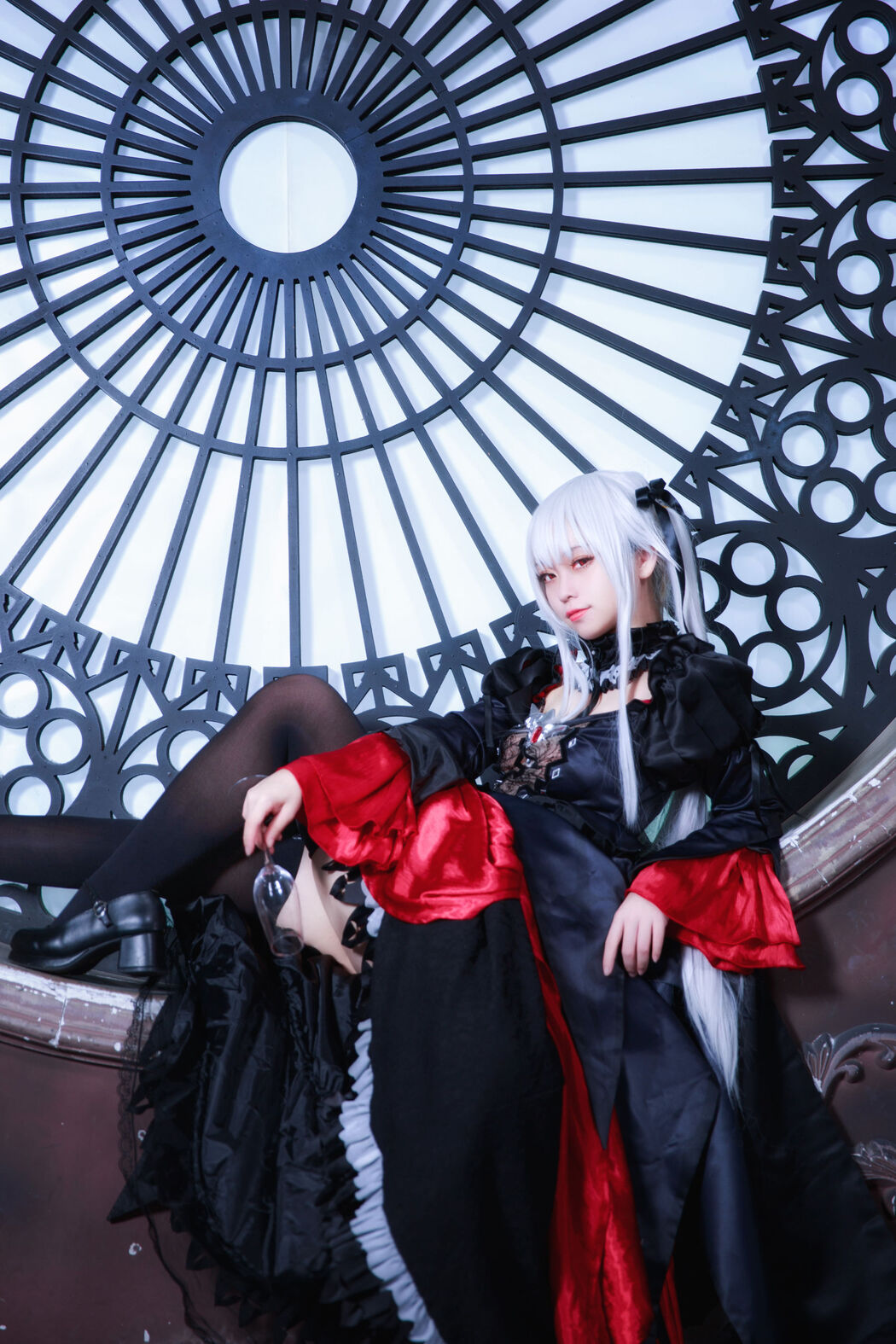 [Net Red COSER Photo] Anime blogger G44 will not be hurt - Wuzhi long skirt