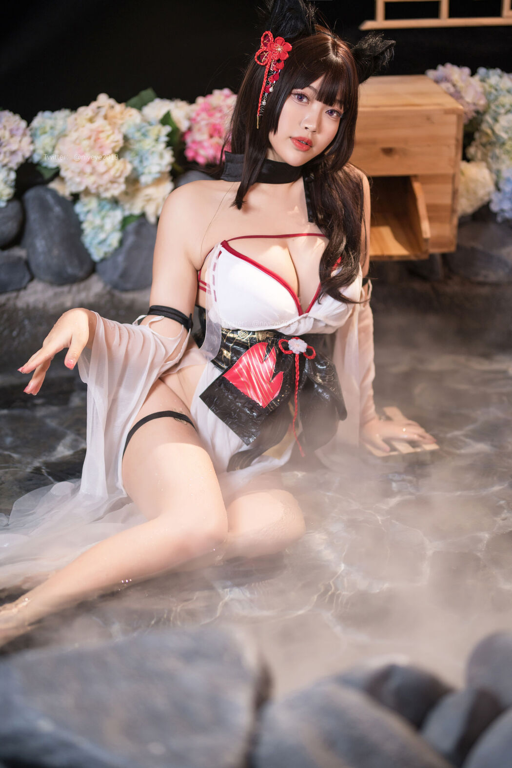 [Net Red COSER Photo] Cute Miss Sister-Bai Ye-- Wet Swimsuit