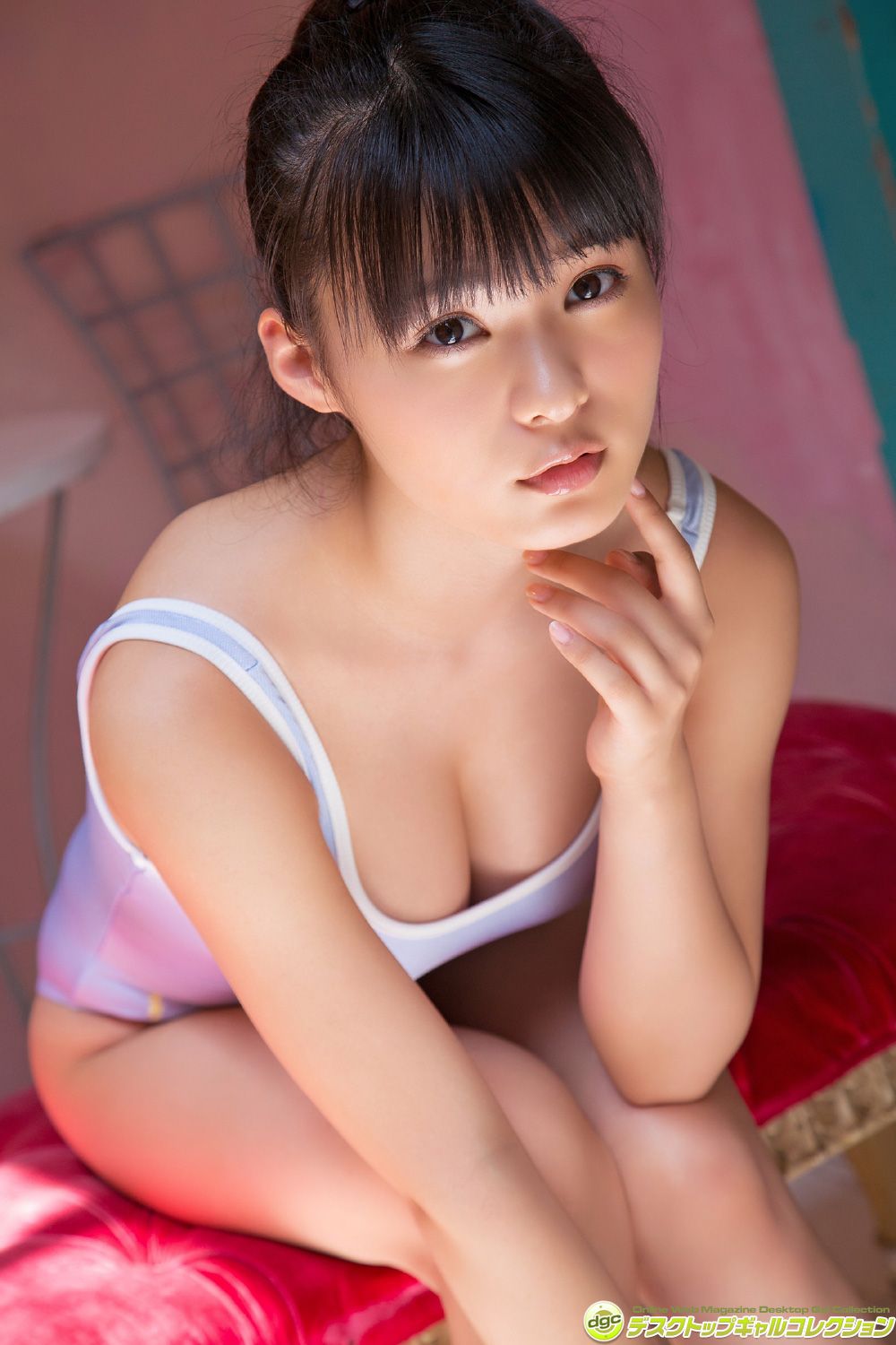 Hoshina Mizuki << A pretty smile on the H-cup super body >> [DGC] NO.1203