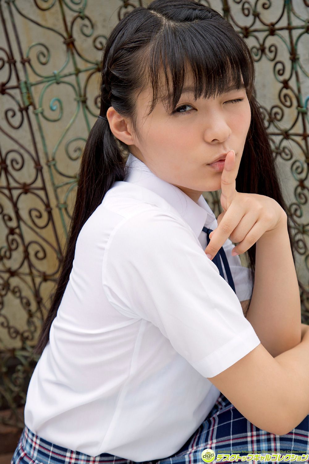 Hoshina Mizuki << A pretty smile on the H-cup super body >> [DGC] NO.1203