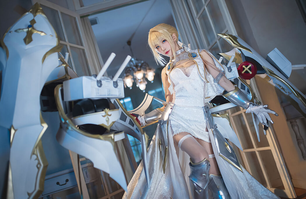 [Net Red COSER] Anime blogger Shui Miao aqua - Joan of Arc