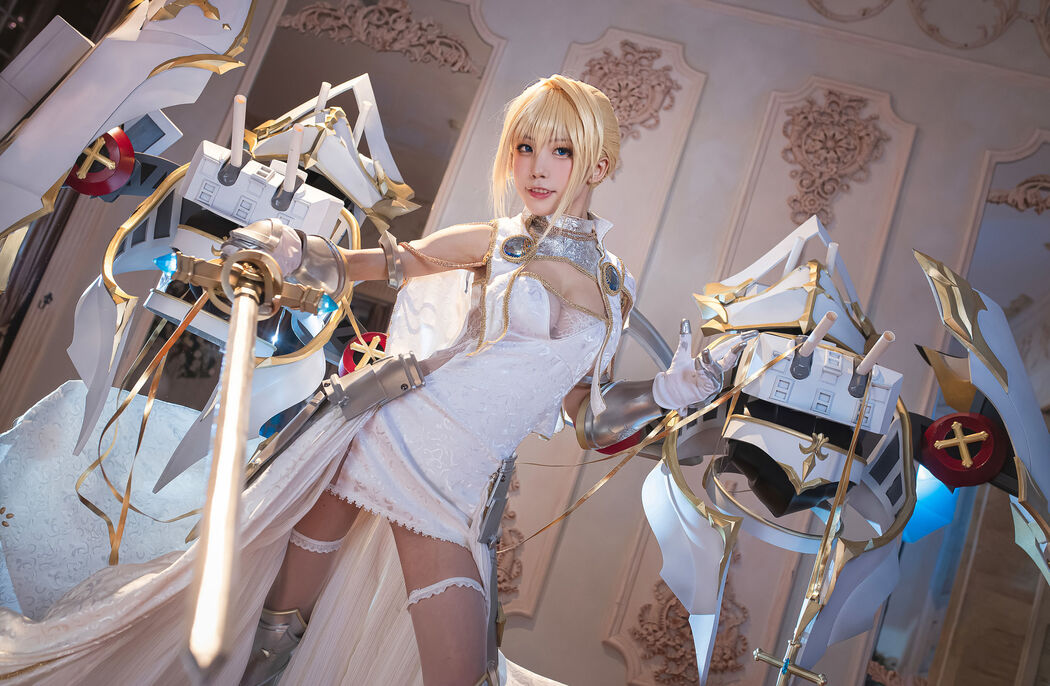 [Net Red COSER] Anime blogger Shui Miao aqua - Joan of Arc