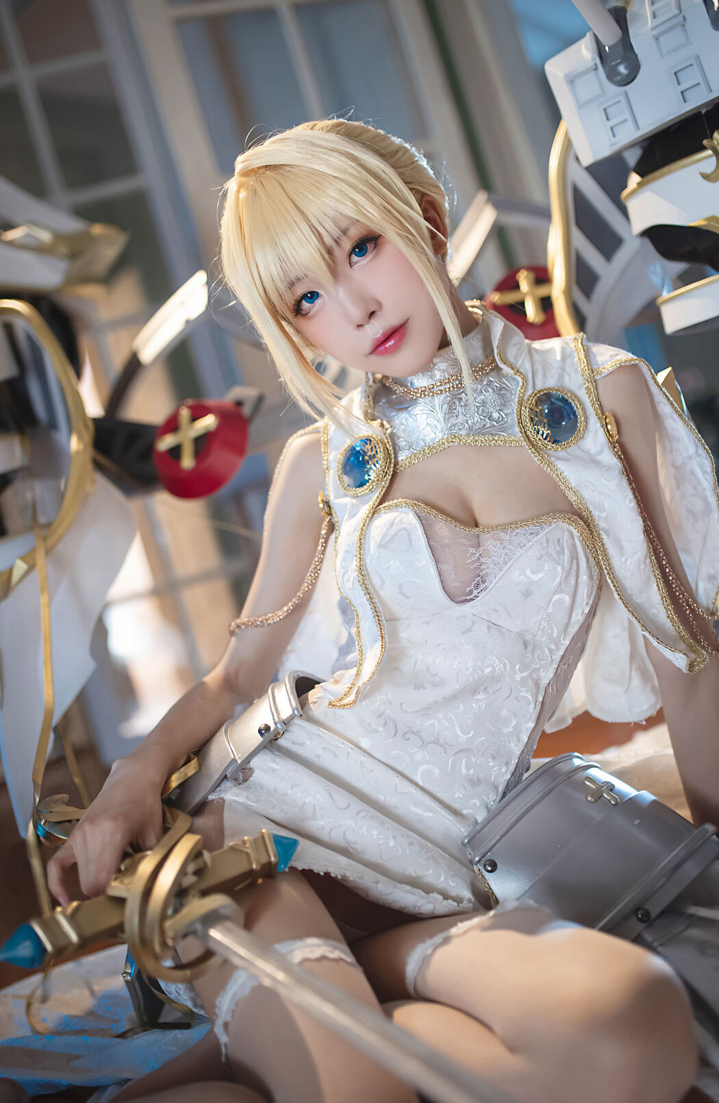 [Net Red COSER] Anime blogger Shui Miao aqua - Joan of Arc