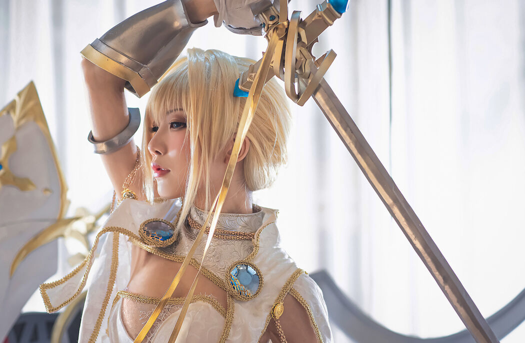 [Net Red COSER] Anime blogger Shui Miao aqua - Joan of Arc