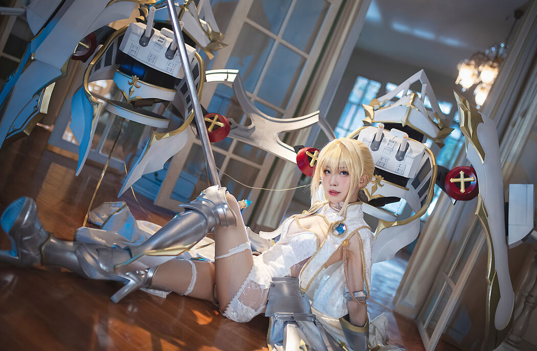 [Net Red COSER] Anime blogger Shui Miao aqua - Joan of Arc