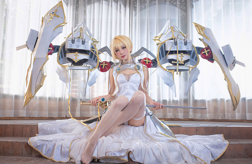 [Net Red COSER] Anime blogger Shui Miao aqua - Joan of Arc