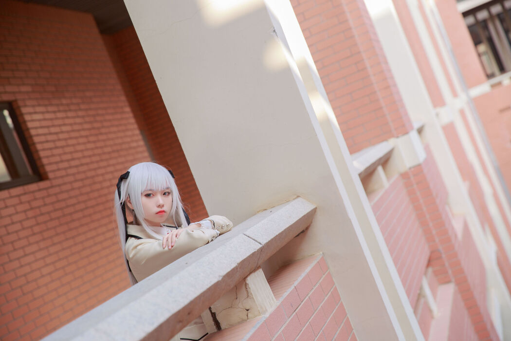 [Internet Celebrity COSER Photo] Anime blogger G44 will not be injured - Wuzhi School Uniform