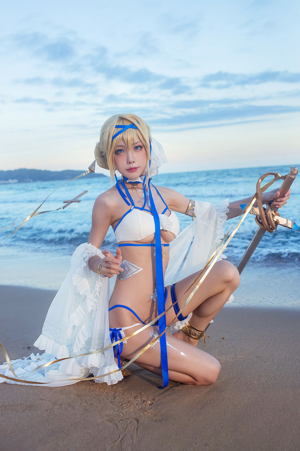 [Net Red COSER] Anime blogger Shui Miao aqua - Joan of Arc