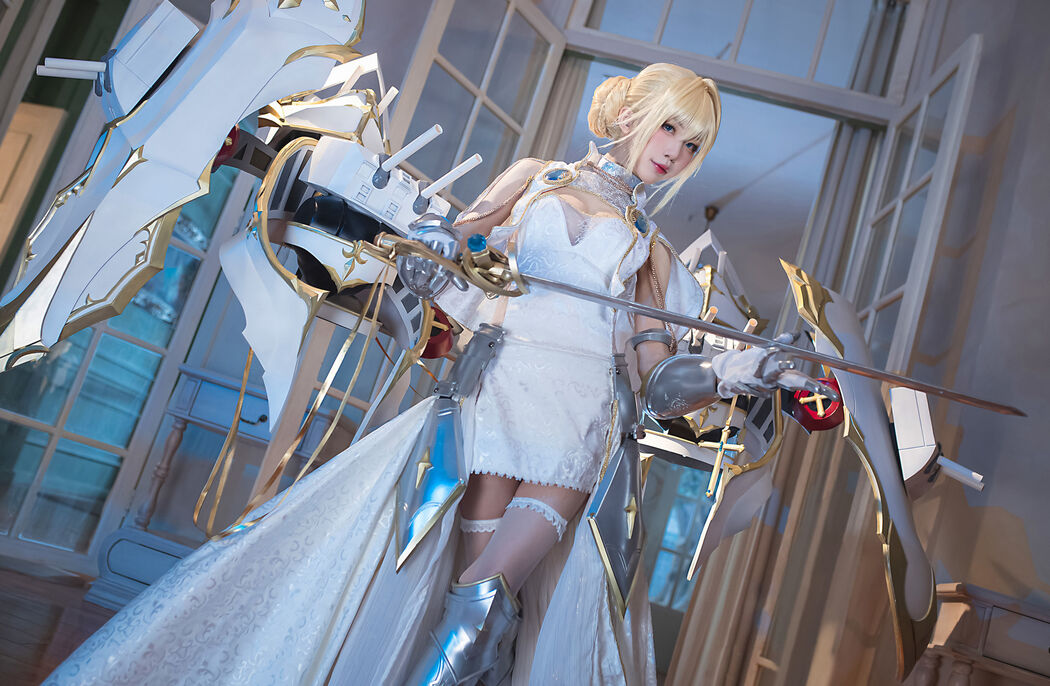 [Net Red COSER] Anime blogger Shui Miao aqua - Joan of Arc