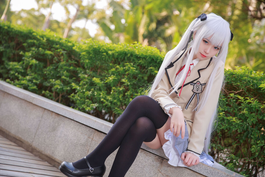 [Internet Celebrity COSER Photo] Anime blogger G44 will not be injured - Wuzhi School Uniform