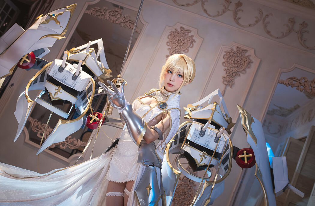 [Net Red COSER] Anime blogger Shui Miao aqua - Joan of Arc