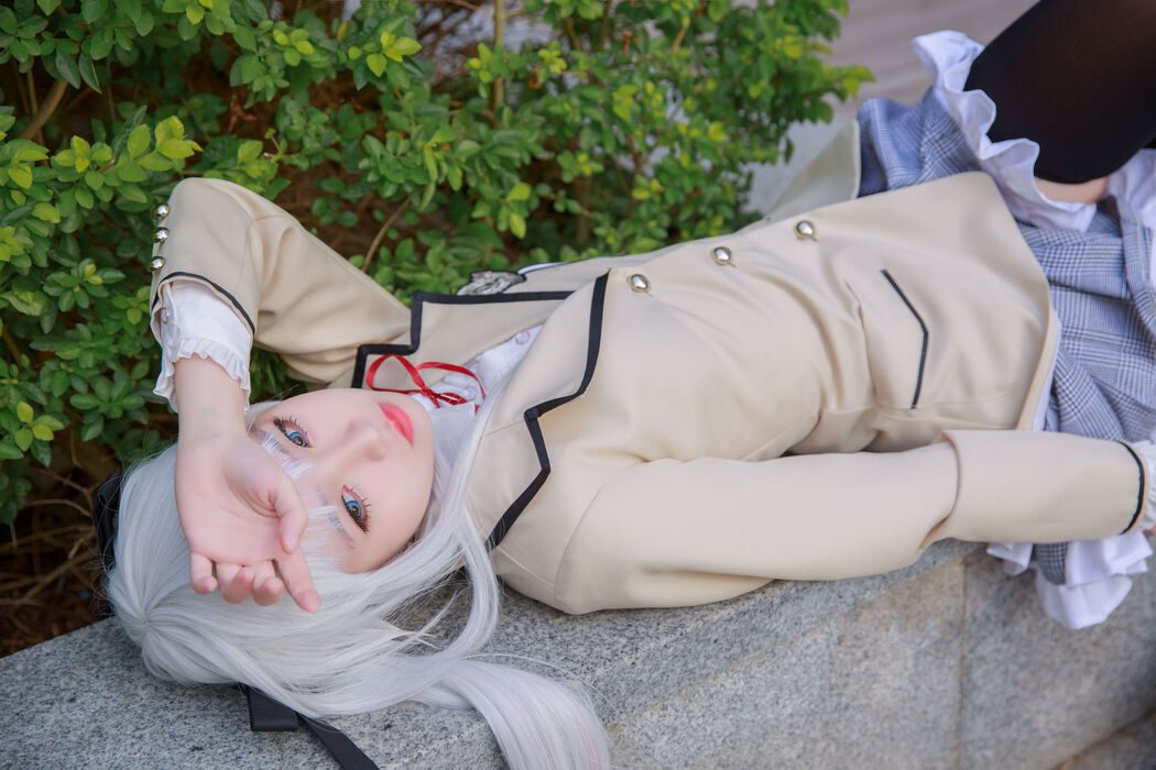 [Internet Celebrity COSER Photo] Anime blogger G44 will not be injured - Wuzhi School Uniform