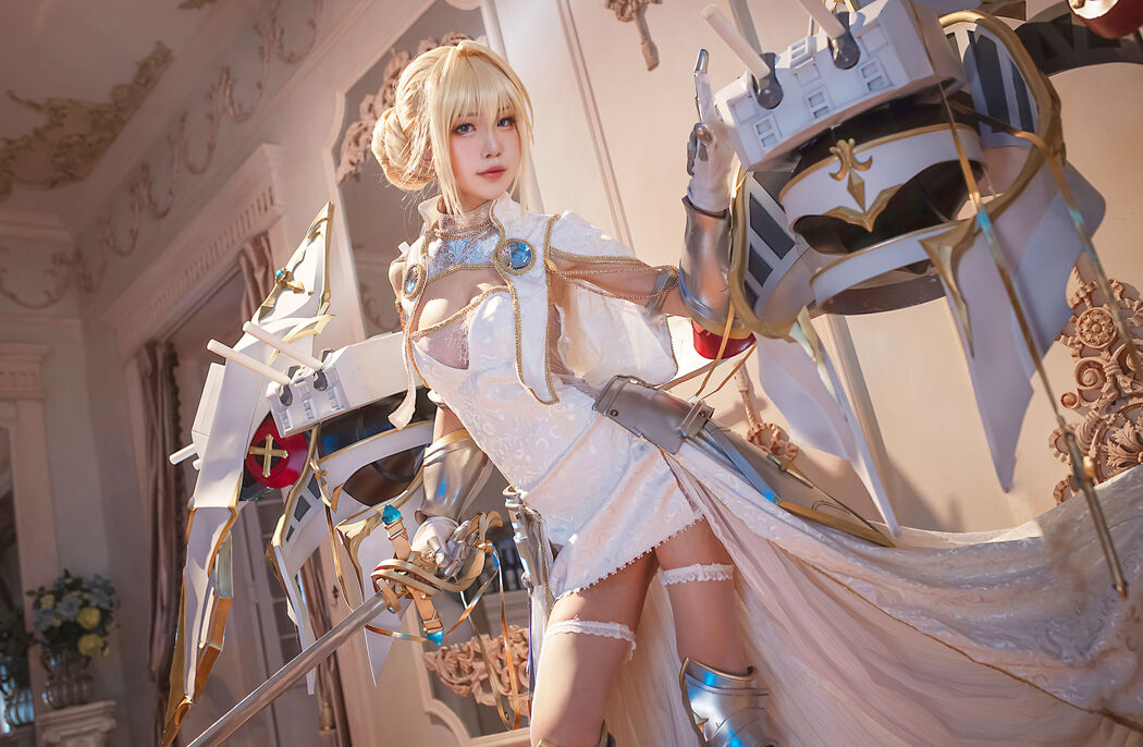 [Net Red COSER] Anime blogger Shui Miao aqua - Joan of Arc