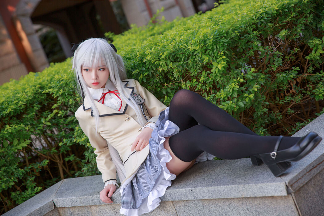 [Internet Celebrity COSER Photo] Anime blogger G44 will not be injured - Wuzhi School Uniform