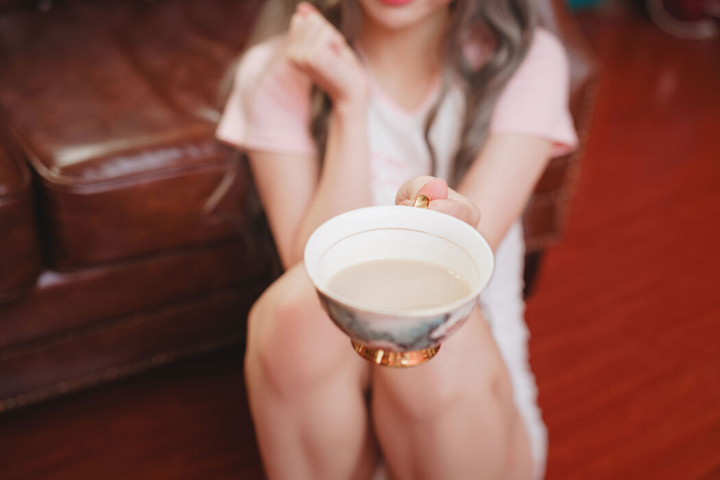 [Welfare COS] Cute and popular Coser Noodle Cake Fairy - Pantyhose Milk Tea