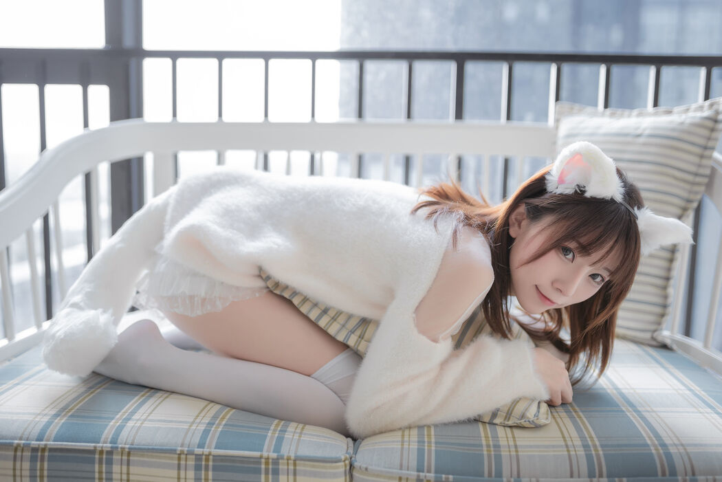 [Net Red COSER] Anime blogger Kitaro_Kitaro - White Meow Girlfriend