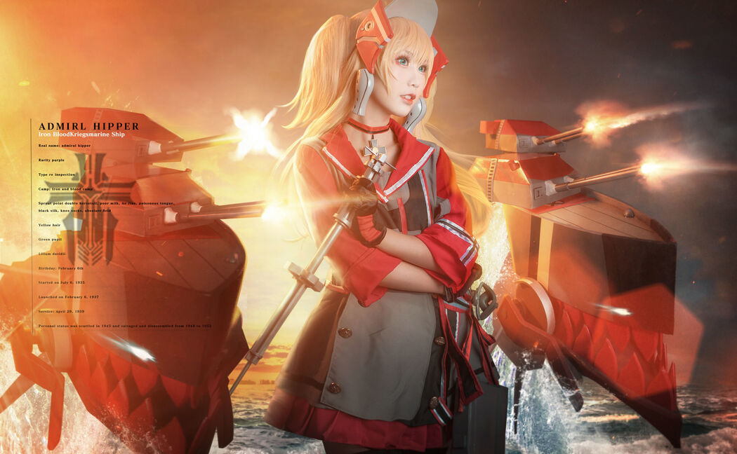 [Net Red COSER] Cute and popular Coser Noodle Fairy - Admiral Hipper