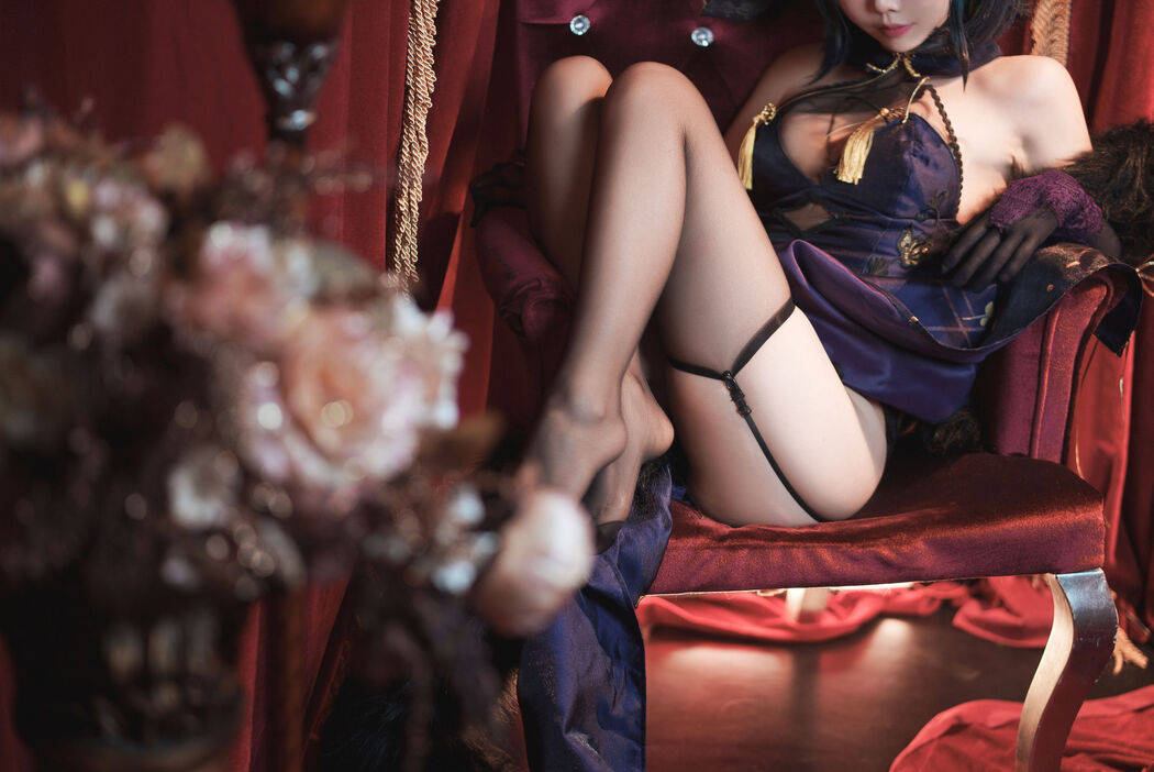 [Welfare COS] Cute and popular Coser Noodle Fairy - Cheshire Cheongsam