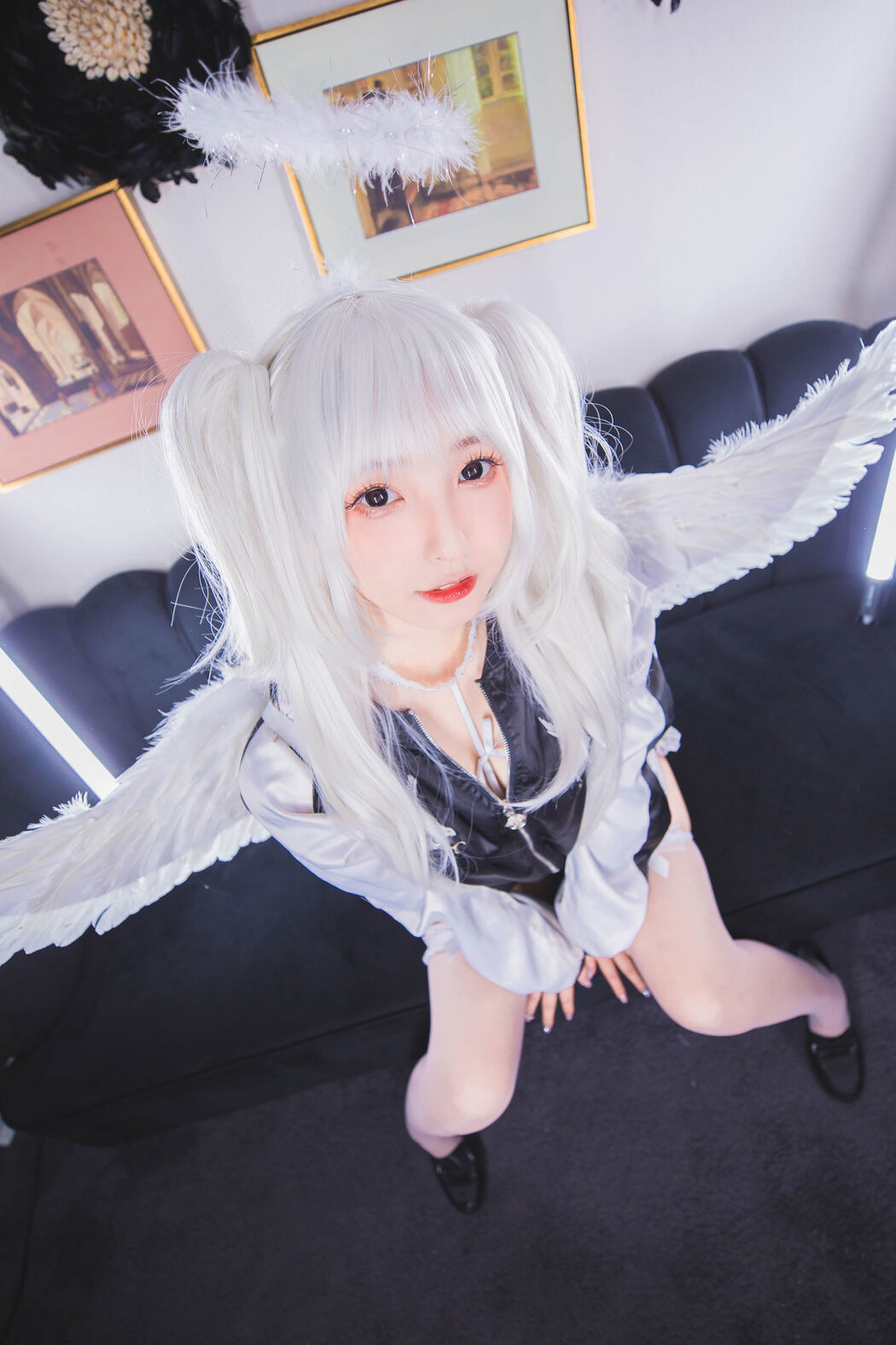 [Internet Celebrity COSER] Lolita God Rakusaka Mafuyu's Heaven にfall ちる - Fall into Heaven