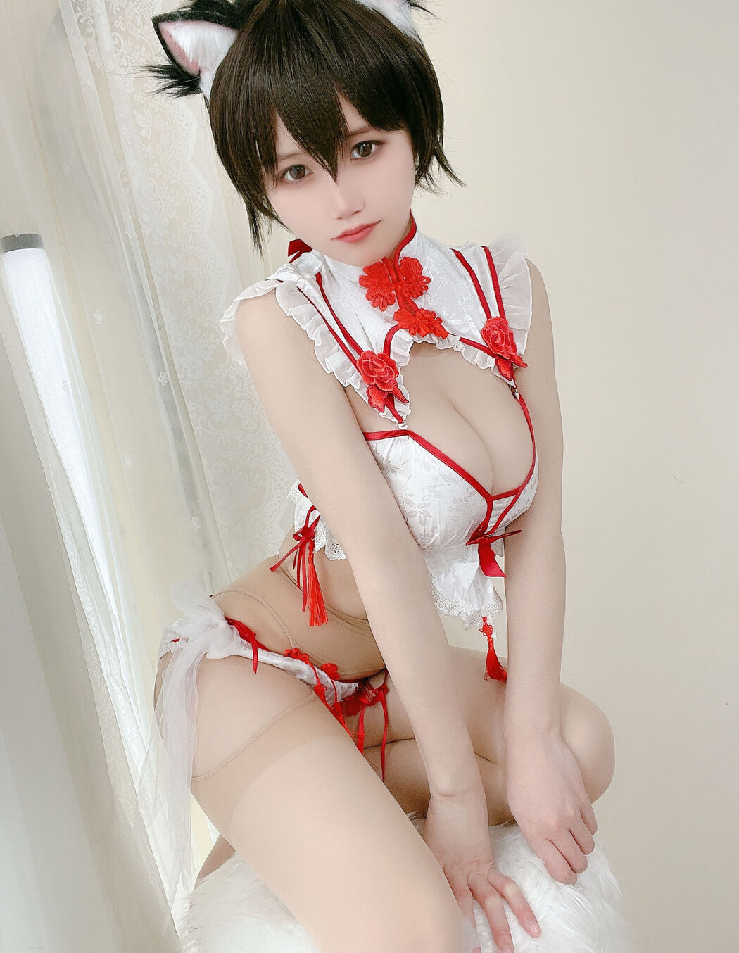 [Net Red COSER Photo] Anime blogger Chiyo Ogura w - short cat ears