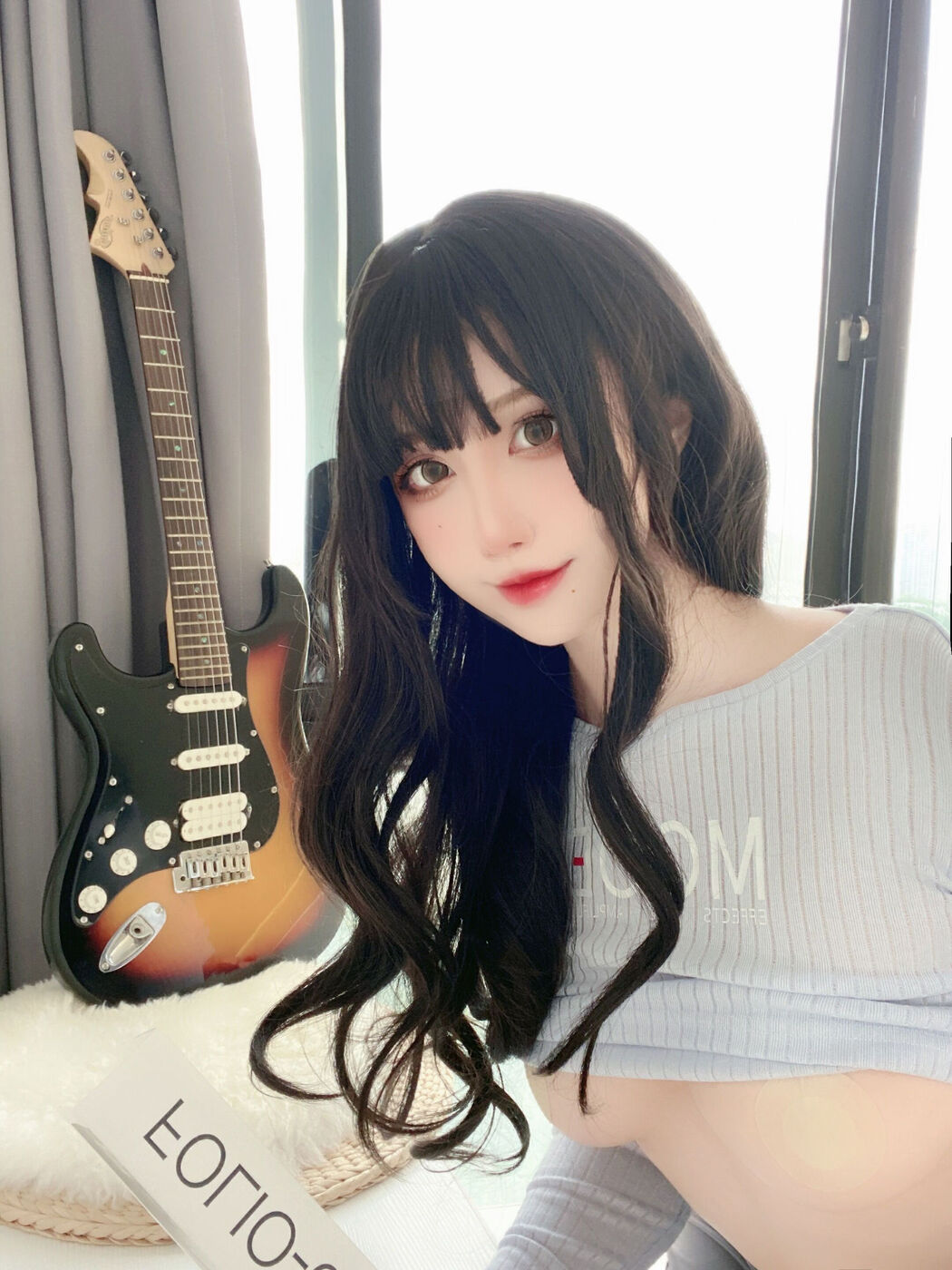 [Net Red COSER Photo] Anime blogger Jiuqu Jean - Guitar Sister