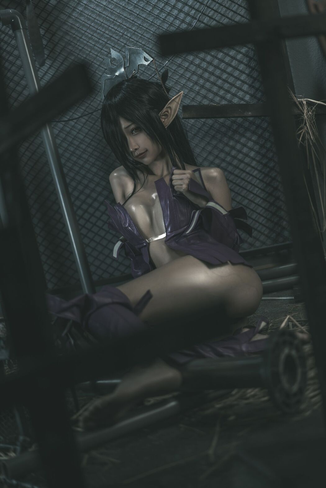 [Net Red COSER Photo] Anime Blogger Stupid Momo-Queen of Black Beasts Original
