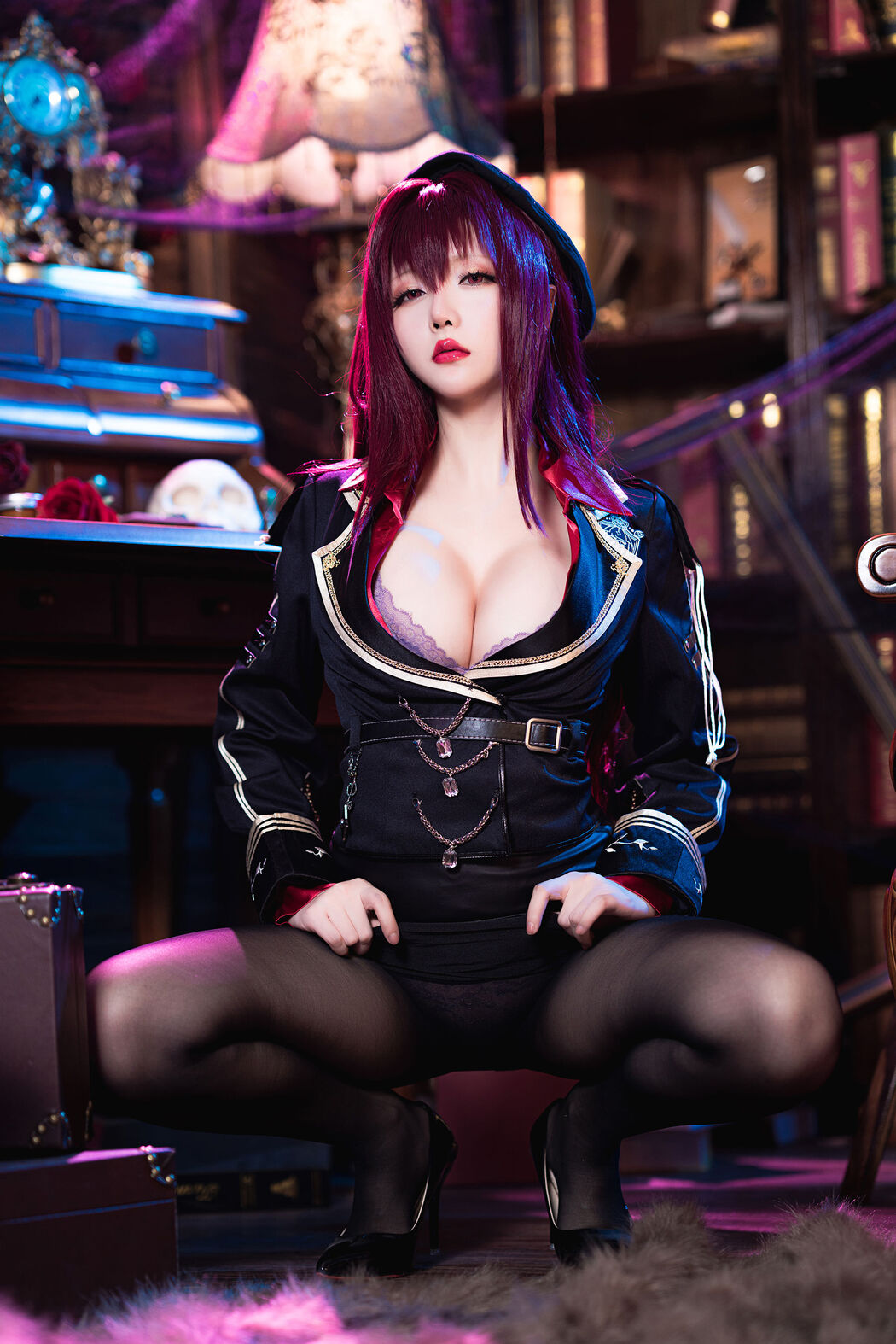 [Welfare COS] Miss Coser Xingzhichi - Skaha-True Red Teaching Gun
