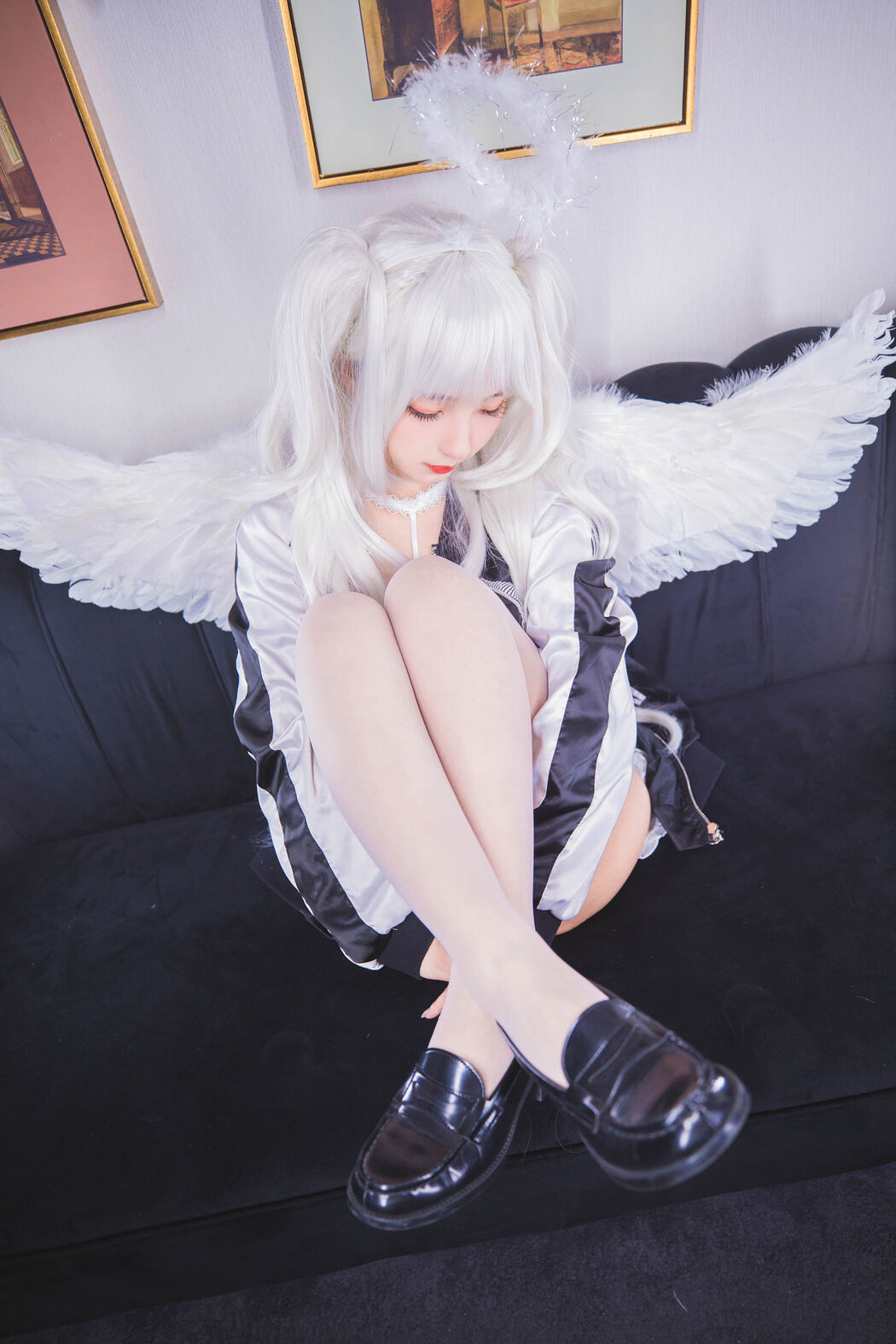 [Internet Celebrity COSER] Lolita God Rakusaka Mafuyu's Heaven にfall ちる - Fall into Heaven