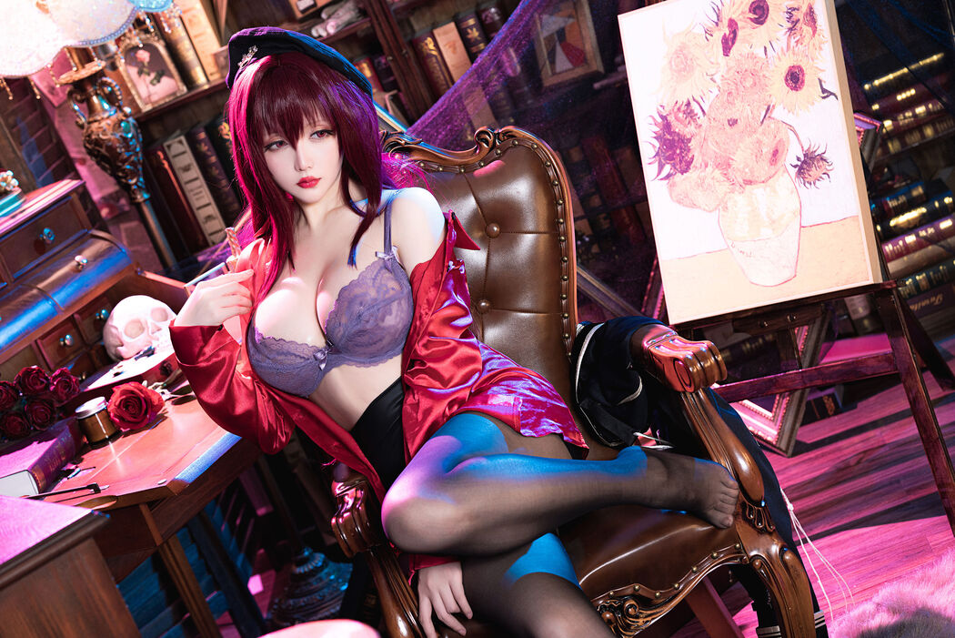 [Welfare COS] Miss Coser Xingzhichi - Skaha-True Red Teaching Gun